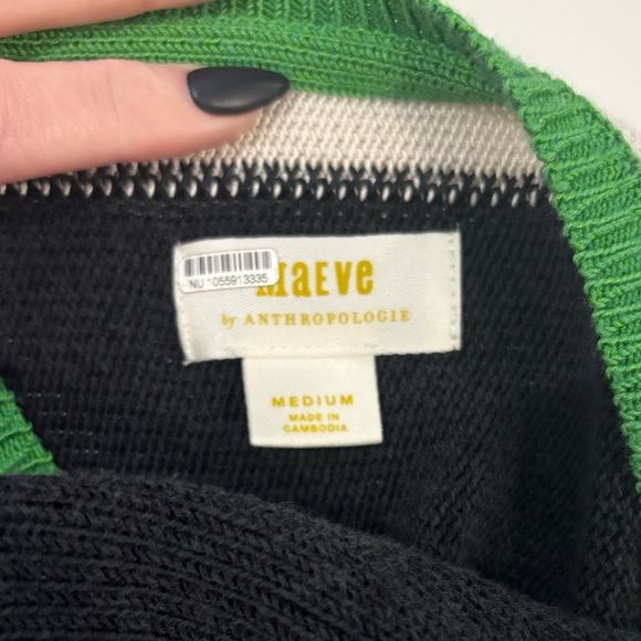 Anthropologie Maeve Slouchy Boatneck Sweater, gently worn - Picture 7 of 9